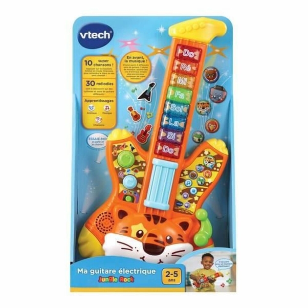 Kūdikių gitara Vtech Baby Jungle Rock Guitare Électrique Tigre 1 Dalys