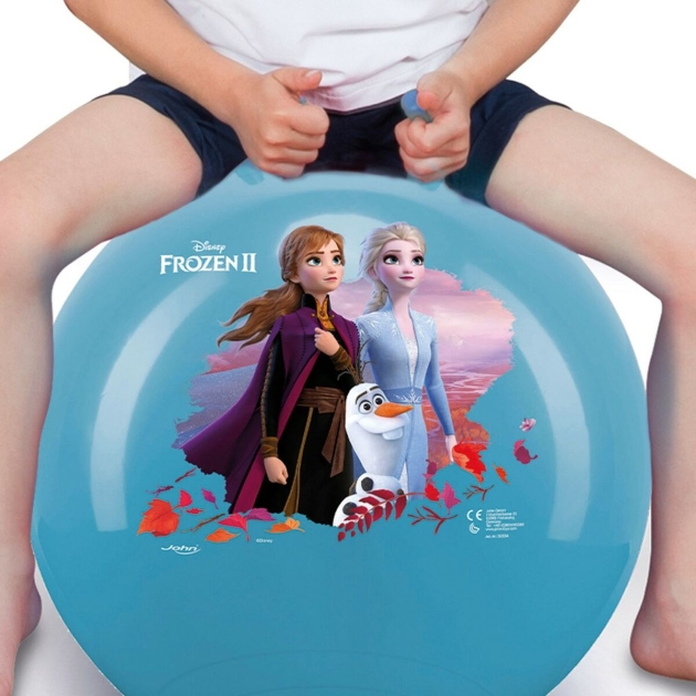 Lēkšana ar bumbu Frozen Ø 45 cm Mėlyna (10 vnt.)