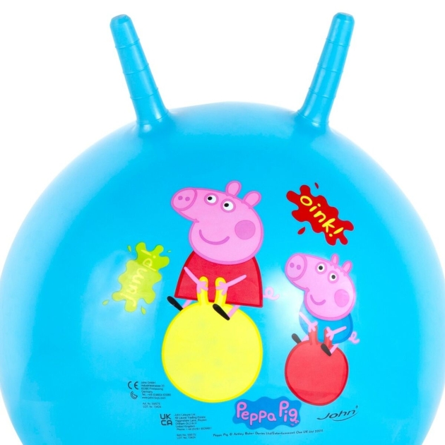 Lēkšana ar bumbu Peppa Pig Ø 45 cm Mėlyna (10 vnt.)