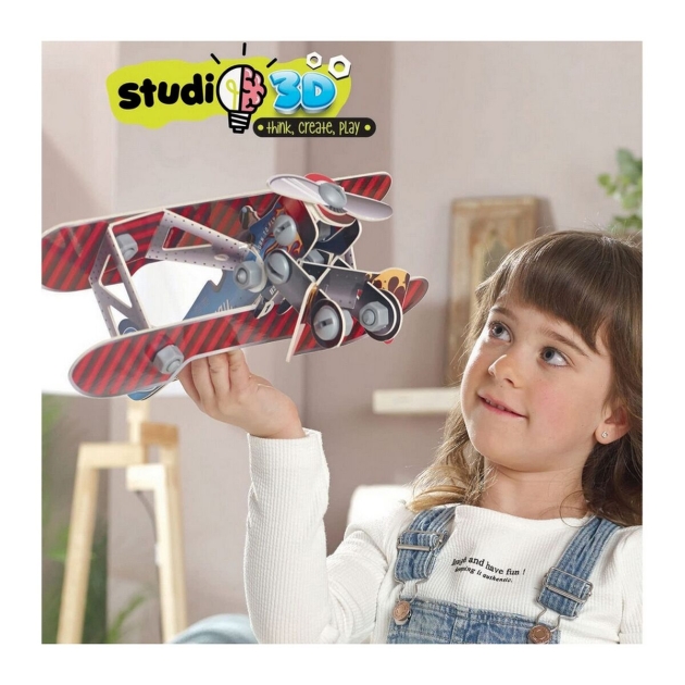 Lėktuvo modelis Educa Studio 3D 56 Dalys (37 x 30 x 15 cm)