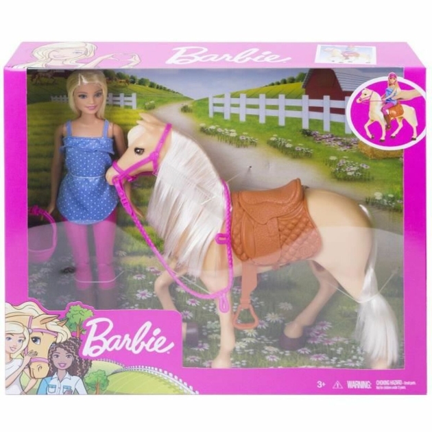 Lėlė Barbie FXH13 Arklys