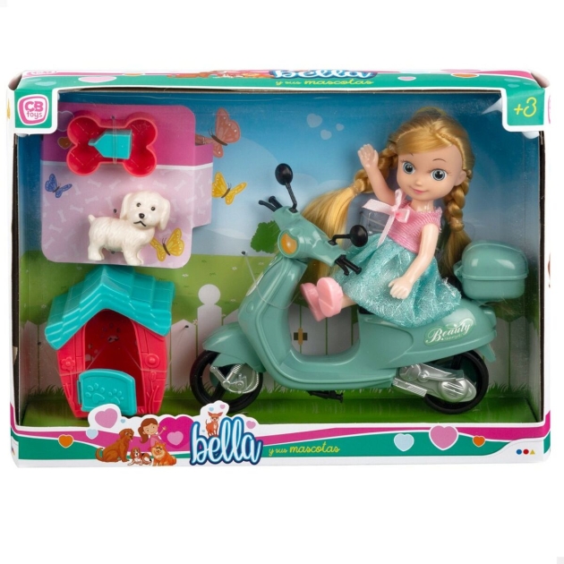 Lėlė Colorbaby Bella 16 cm Motociklas 7 x 16 x 4 cm (6 vnt.)