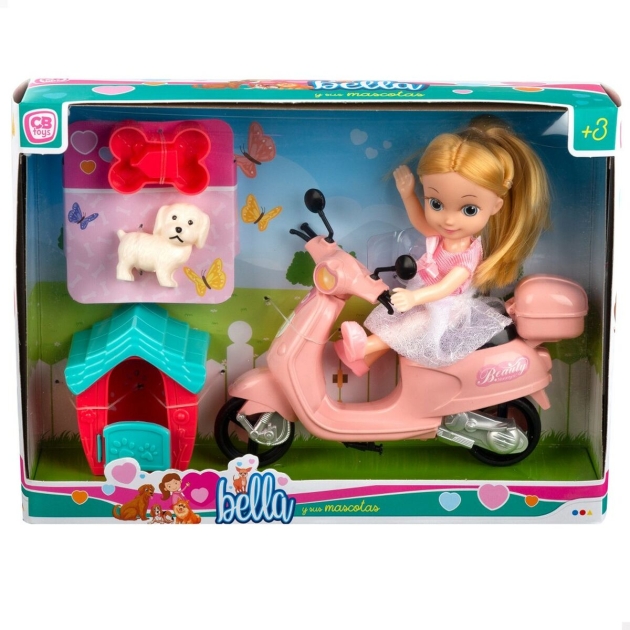 Lėlė Colorbaby Bella 16 cm Motociklas 7 x 16 x 4 cm (6 vnt.)