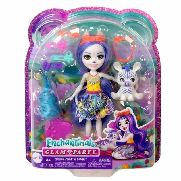 Mini Modeliai Pinypon Enchantimals Glam Party 15 cm