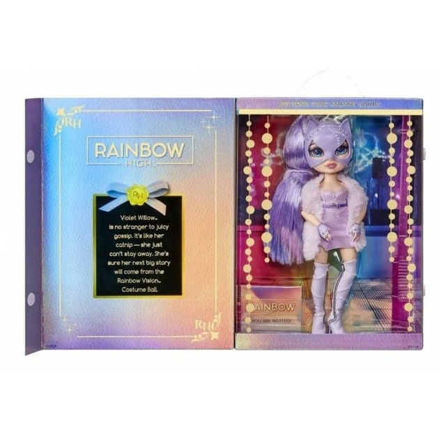 Lėlė MGA RAINBOW HIGH COSTUME BALL VIOLETT WILLOW