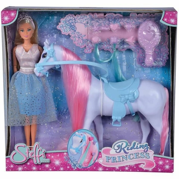 Lėlė Simba Steffi Love Princess Arklys 29 cm