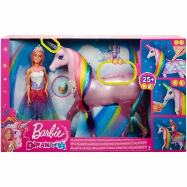 Lėlė su augintiniu Barbie Dreamtopia Vienaragis