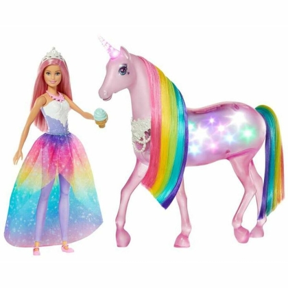 Lėlė su augintiniu Barbie Dreamtopia Vienaragis