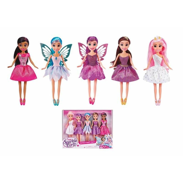 Lėlių rinkinys Sparkle Girlz 5 Dalys 25 cm Princesė