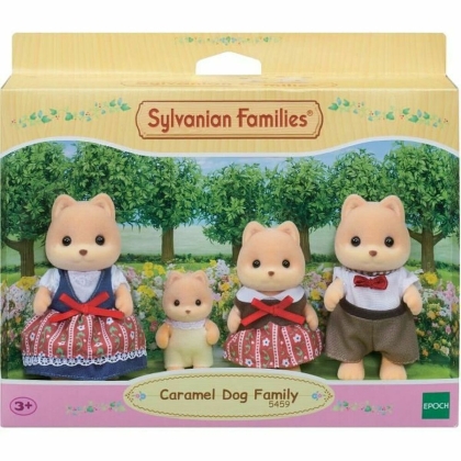 Lėlių rinkinys Sylvanian Families  The Caramel Dog Family