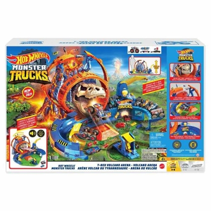 Lenktynių trasa Monster Trucks Hot Wheels GYL14 + 4 metų