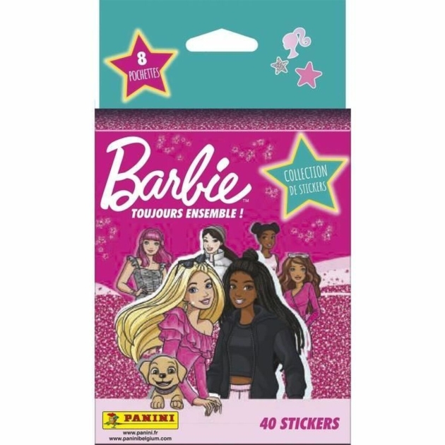 Lipdukų pakuotė Barbie Toujours Ensemble! Panini 8 Vokai