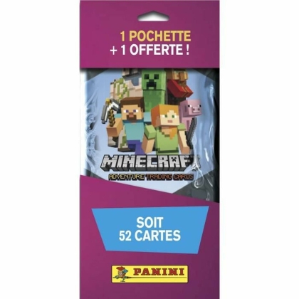 Lipdukų pakuotė Panini 52 vnt. minecraft