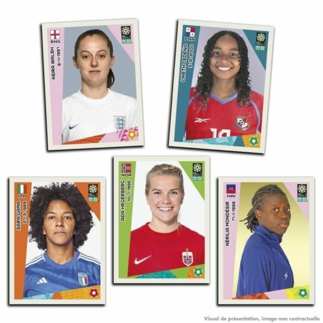 Lipdukų pakuotė Panini FIFA Women’s World Cup AU/NZ 2023 36 Vokai