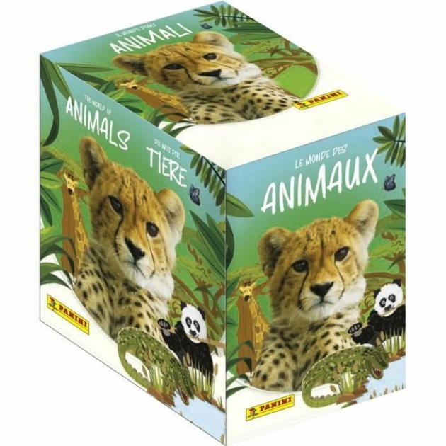 Lipdukų pakuotė Panini Le Monde des Animaux