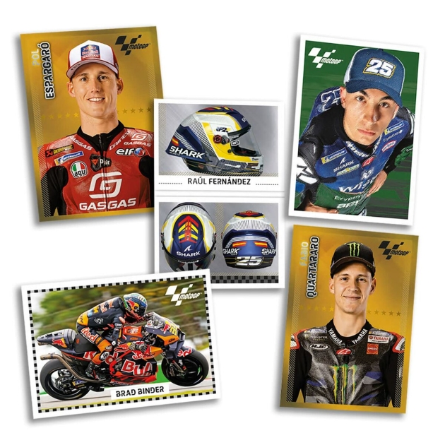 Lipdukų pakuotė Panini Moto GP 2023 10 Vokai