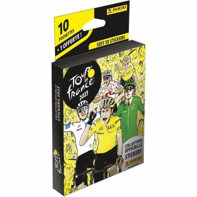 Lipdukų pakuotė Panini Tour de France 2023 10 vnt. Vokai