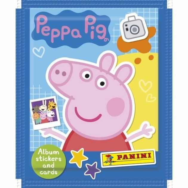 Lipdukų pakuotė Peppa Pig Photo Album Panini 6 Vokai