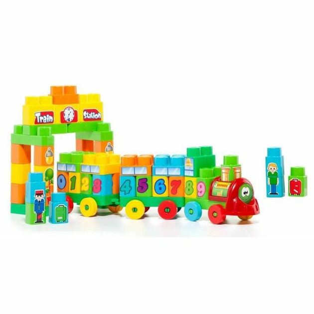 Lorry su statymo blokais Moltó Train Station (70 pcs)