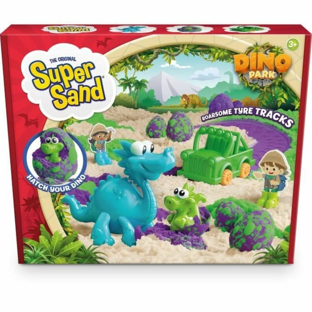 Magiškas smėlis Goliath Dino Park + 3 metų Playset