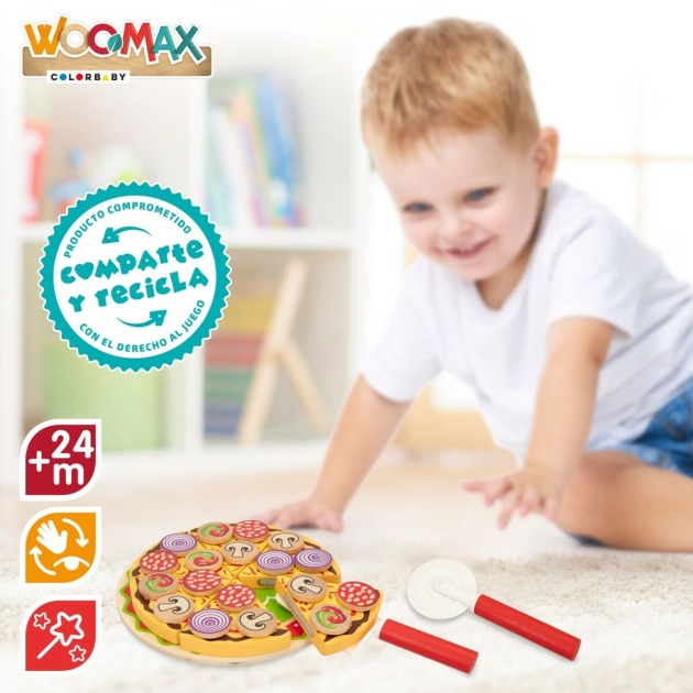 Medinis žaidimas Woomax Pizza 27 Dalys (6 vnt.)