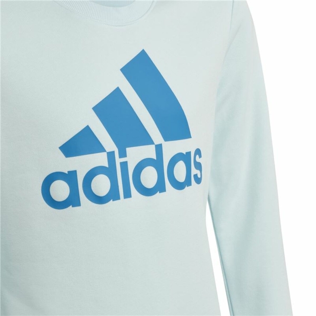 Megztinis be kapišono mergaitėms Adidas Essentials Šviesiai mėlyna