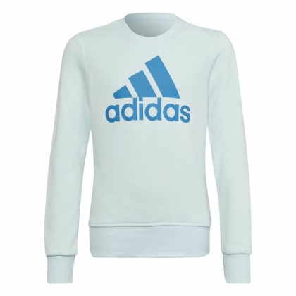 Megztinis be kapišono mergaitėms Adidas Essentials Šviesiai mėlyna