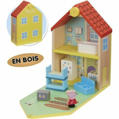 Miniatiūrinis namas Peppa Pig Classic Wooden House Figūra