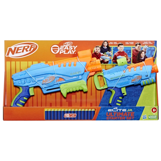 Minkštų strėlyčių 2 šautuvų rinkinys Nerf Ultimate Starter Set