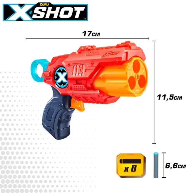 Minkštų strėlyčių šautuvas Zuru X Shot Excel MK3