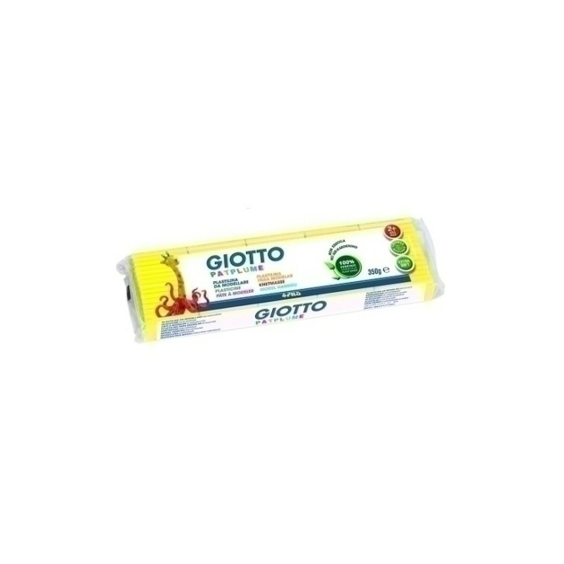 Modeliavimo plastilinas Giotto 12 vnt. Geltona (15 Dalys)