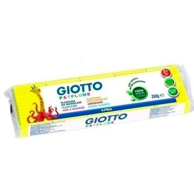 Modeliavimo plastilinas Giotto 12 vnt. Geltona (15 Dalys)