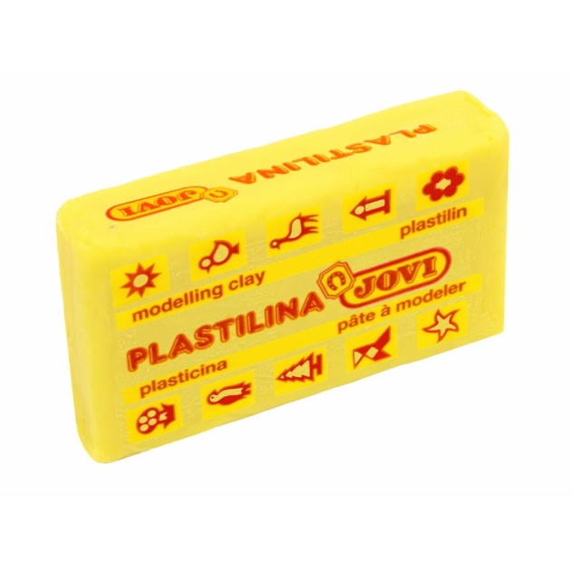 Modeliavimo plastilinas Jovi Geltona 50 g (30 Dalys)