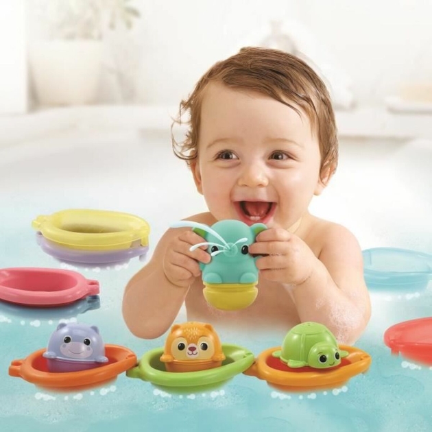 Mokomasis žaidimmas Vtech Baby Cofret de Bain empilo rigo l´eu (FR)