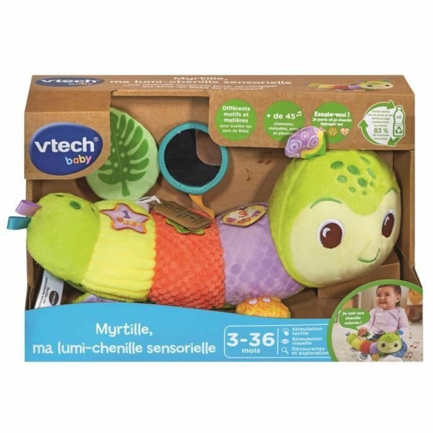 Mokomasis žaidimmas Vtech Baby Myrtille, ma lumi chenille sensorielle (FR)