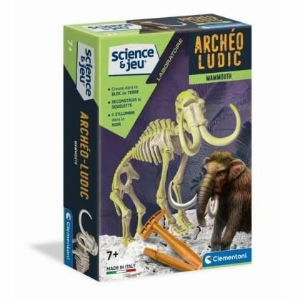 Mokslinis žaidimas Clementoni Archéo Ludic Mammoth Fluorescencinė