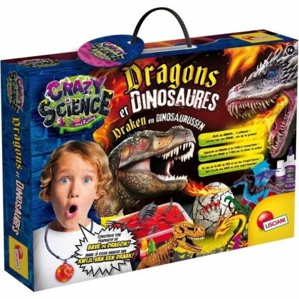 Mokslinis žaidimas Lisciani Giochi Dragons and Dinosaurs (FR) (1 Dalys)