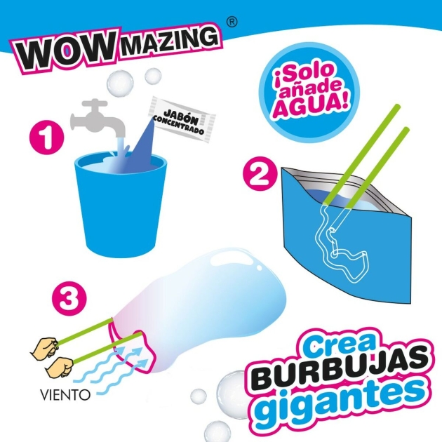 Muilo burbulai WOWmazing 28,5 cm (24 vnt.)