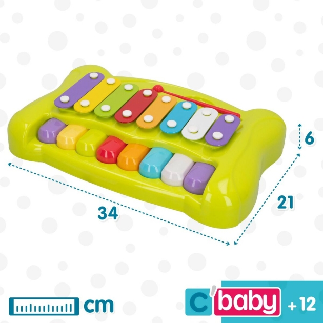 Muzikinis žaislas Colorbaby Metalinis Plastmasinis 34 x 6 x 21 cm (6 vnt.)