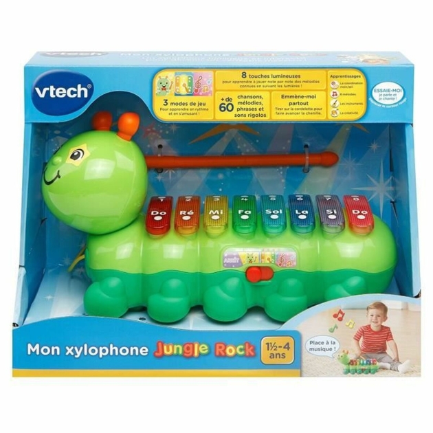 Ksilofonas Vtech Baby Jungle Rock – Xylophone chenille (FR) PVC