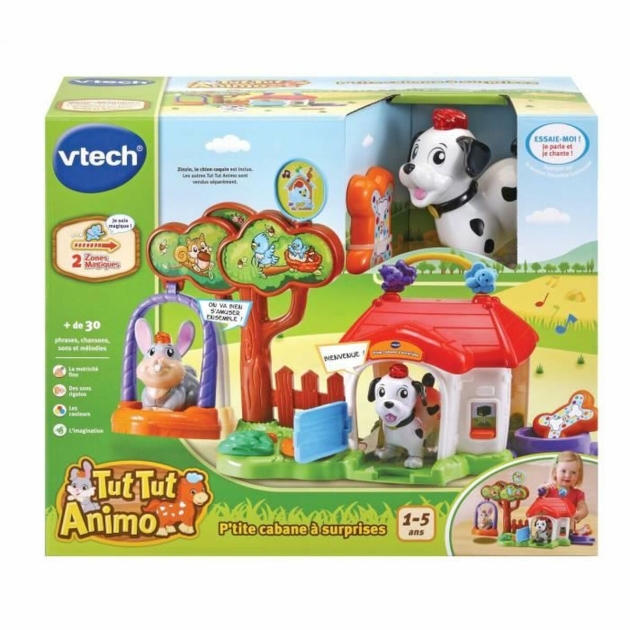 Muzikinis žaislas Vtech Tut Tut Animo Little surprise cabin (FR)