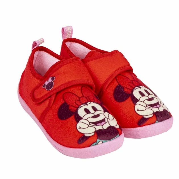 Namų šlepetes Minnie Mouse Raudona Velcro