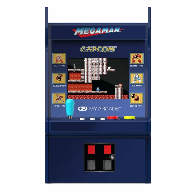 Nešiojama žaidimų konsolė My Arcade Micro Player PRO – Megaman Retro Games Mėlyna