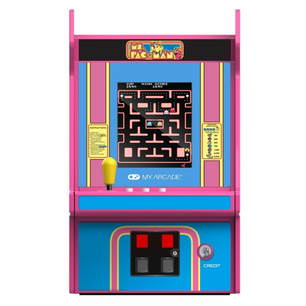 Nešiojama žaidimų konsolė My Arcade Micro Player PRO – Ms. Pac Man Retro Games Mėlyna