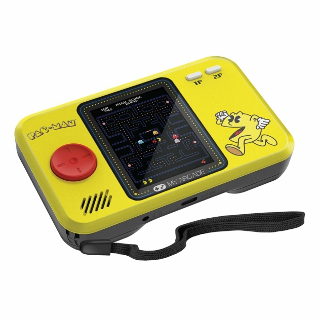 Nešiojama žaidimų konsolė My Arcade Pocket Player PRO – Pac Man Retro Games Geltona