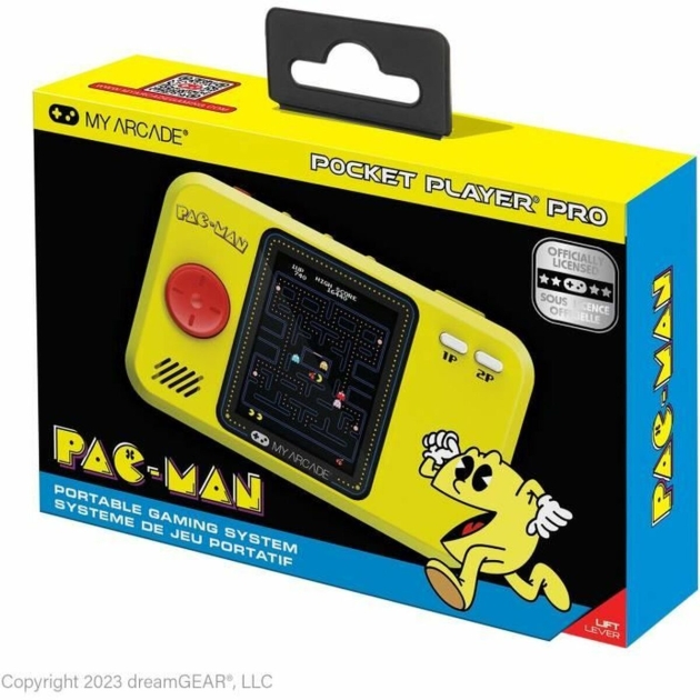 Nešiojama žaidimų konsolė My Arcade Pocket Player PRO - Pac-Man Retro Games Geltona