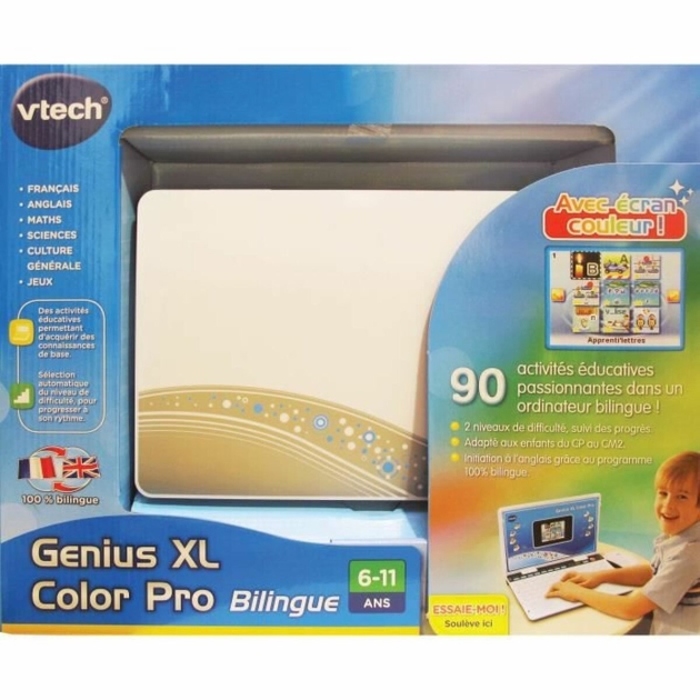 Nešiojamasis kompiuteris Genius XL Pro Vtech Genius XL Pro (FR EN) Interaktyvus žaislas FR EN + 6 metų