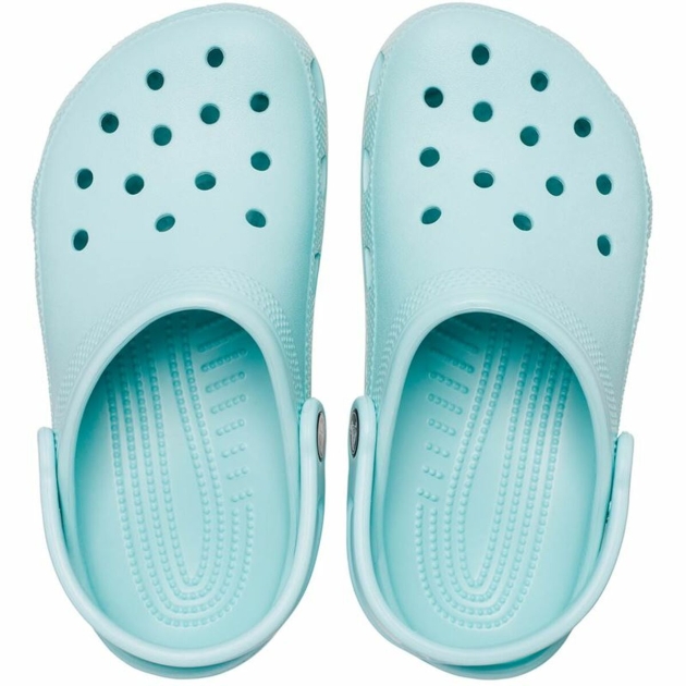 Paplūdimio šlepetės Vaikams Crocs Classic Clog T Šviesiai mėlyna