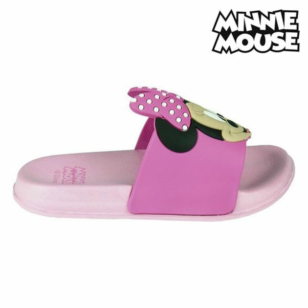 Paplūdimio šlepetės Vaikams Minnie Mouse Juoda