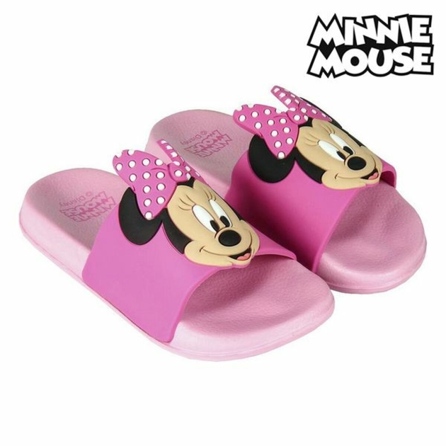 Paplūdimio šlepetės Vaikams Minnie Mouse Juoda